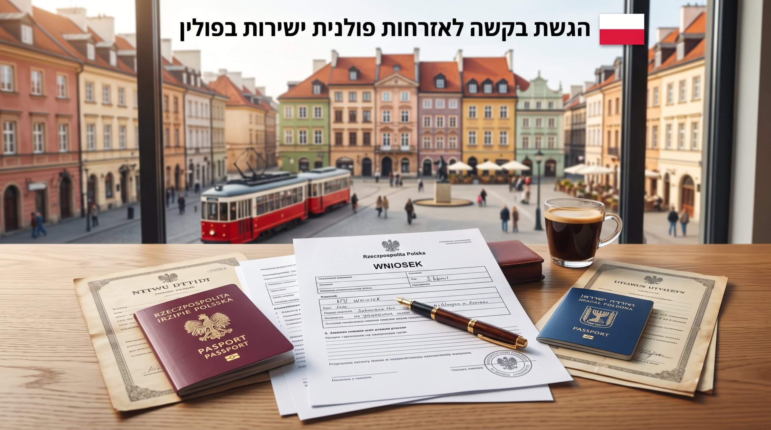 הגשת בקשה לאזרחות פולנית ישירות בפולין או דרך השגרירות בתל אביב